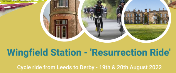 Rod's 'Resurrection Ride' for Wingfield Station by Derbyshire Historic Buildings Trust fundraising photo 1