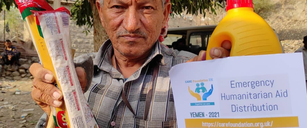 Yemen Food Packs with baby milk by Quba Trust fundraising photo 3