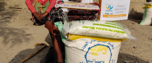 Yemen Food Packs with baby milk by Quba Trust fundraising photo 4