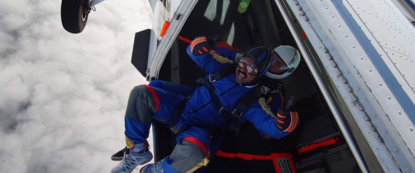 Noel Sabu -BMCF Charity Skydiving 2024 by British Malayali Charity Foundation fundraising photo 2