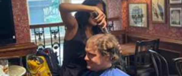 James Olding's Charity Haircut 2026 by The InfraRed Charitable Foundation fundraising photo 1