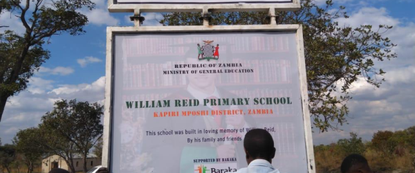 William Reid School In Zambia by Baraka Community Partnerships fundraising photo 1