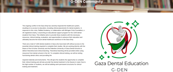 GEM: Empowering Medical Students in Gaza through Education by PALMED  UK fundraising photo 2