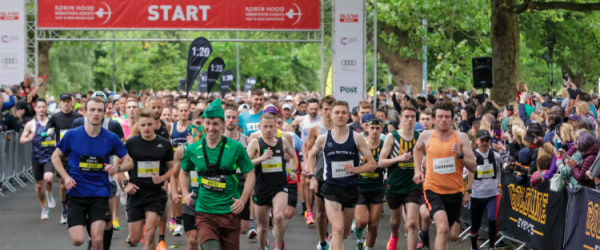 Steve Running Nottingham Half Marathon 2025 by Kipawa Trust International fundraising photo 1