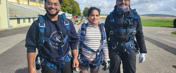 Beffin Jose - BMCF Charity Skydiving 2024 by British Malayali Charity Foundation fundraising photo 2