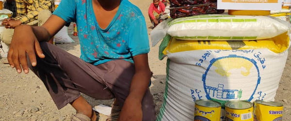 Yemen Food Packs with baby milk by Quba Trust fundraising photo 5