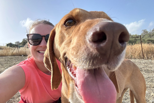 Amy's Super Hike for SuperDogs by Amy Cannon cover photo