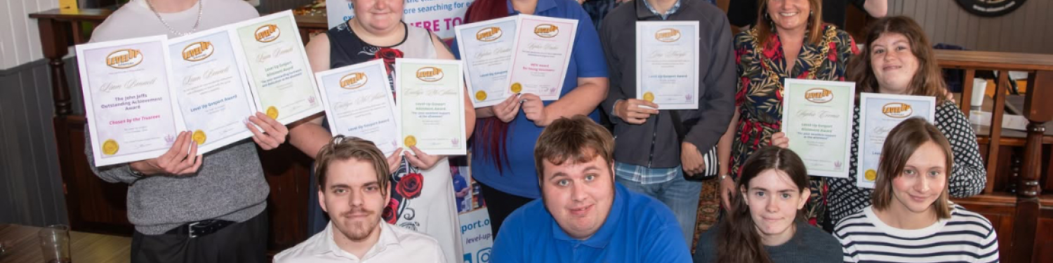 Level Up Gosport logo