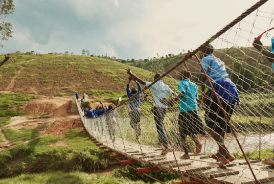 Balfour Beatty and Mott MacDonald: Providing Safe Access for Rwanda by Bridges to Prosperity UK Charitable Trust cover photo