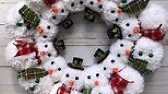 Champions Christmas Wreath workshop