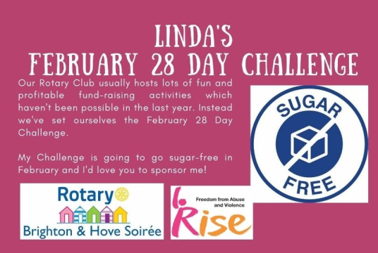 Feb 28 Day Challenge Linda H by Brighton & Hove Soiree Rotary Settlement cover photo