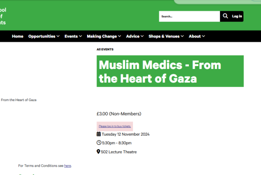 Liverpool Guild of students for Gaza by PALMED  UK cover photo