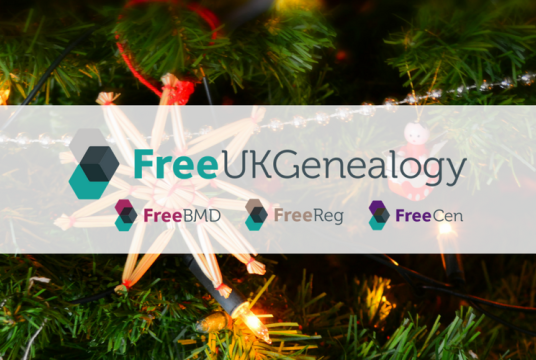 Festive eCard Donations by Free UK Genealogy cover photo