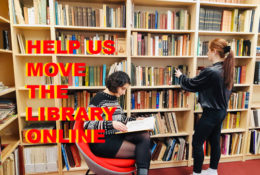 Help Us Move the Library Online  by Armenian Institute cover photo