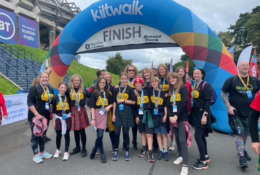 Edinburgh Kiltwalk 2023 (Team Gullane!) by Kipawa Trust International cover photo