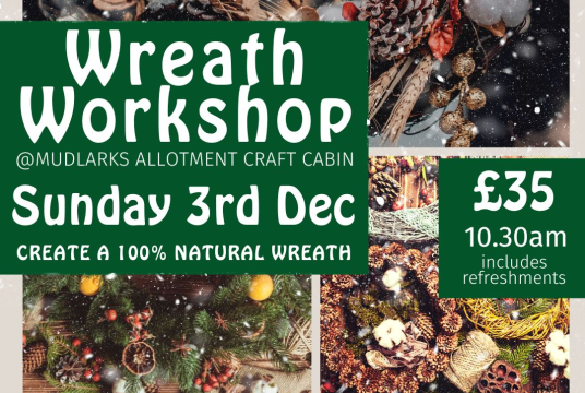 Christmas Wreath Workshop 2023 by The Mudlarks Community cover photo
