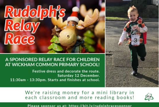 Rudolph's Relay Race by Wickham Common Primary School PTA cover photo