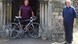 Terry cycles 480 miles in aid of St Mary's Transformation Project