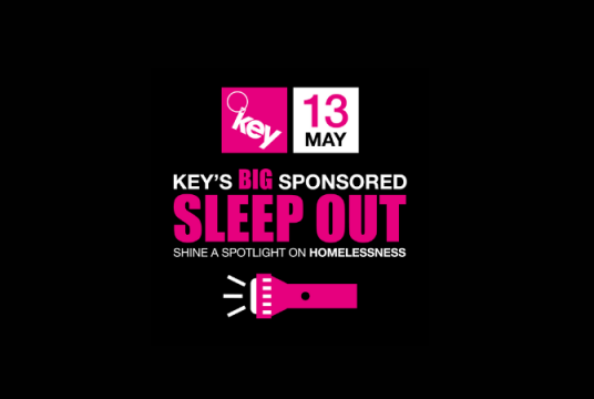 Lynne Cubbin's sponsored sleep out fundraising page-Shining a spotlight on homelessness by Key Unlocking Futures cover photo