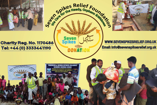 Helping Orphans Across the World by Seven Spikes Relief Foundation cover photo