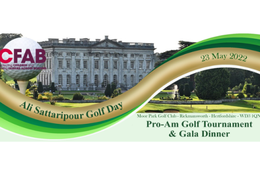 Ali Sattaripour Golf Event: Pledge your support to CFAB by Children and Families Across Borders cover photo