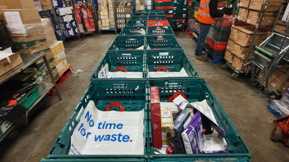 Volunteer at our Fareshare Food Distribution Centre in Leith