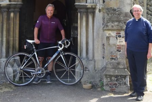 Terry cycles 480 miles in aid of St Mary’s Transformation Project by St Mary's PCC Wivenhoe cover photo