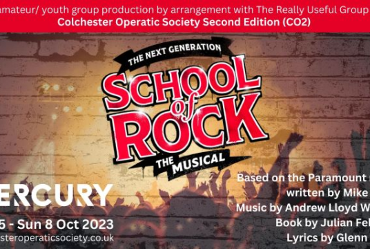 School of Rock The Musical by Colchester Operatic Society cover photo