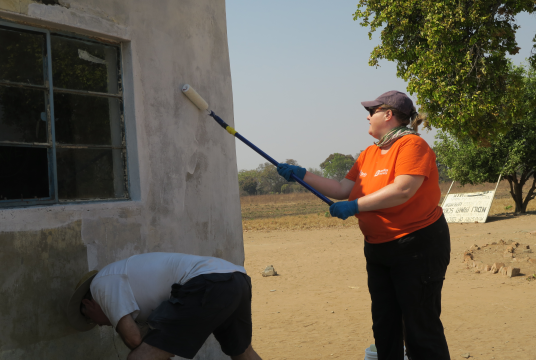 Elaine is raising funds to build a classroom in Zambia. by Baraka Community Partnerships cover photo