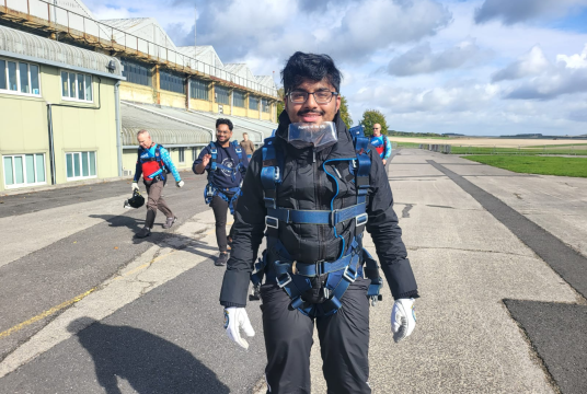 Beffin Jose - BMCF Charity Skydiving 2024 by British Malayali Charity Foundation cover photo