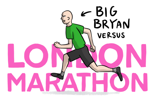 Big Bryan vs the London Marathon by Bryan Mathers cover photo