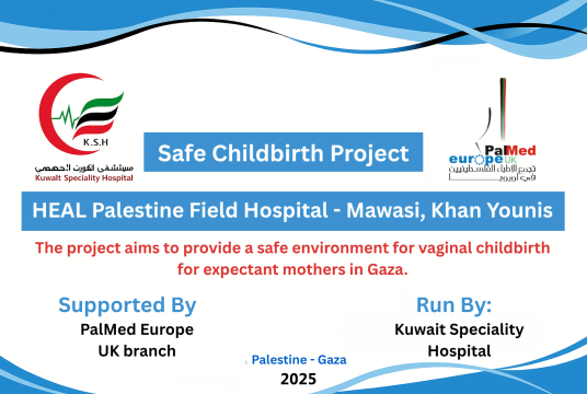 GAZA- Safe Childbirth Project  by PALMED  UK cover photo