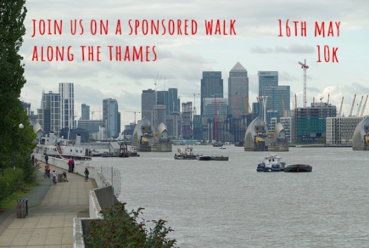 Thames Path Sponsored Walk by Colombian Caravana cover photo