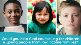 Help fund counselling for children & young people from low income families