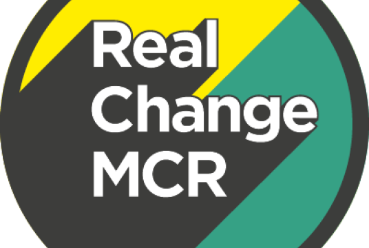Real Change MCR “Helping people who beg and sleep rough” by Macc cover photo