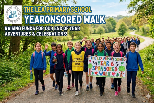 2026 Year 6 Sponsored Walk by Lea School Association cover photo